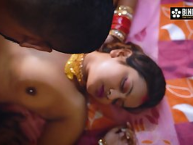 Round Indian lady with massive bra-stuffers is getting screwed from the back and enjoying it
