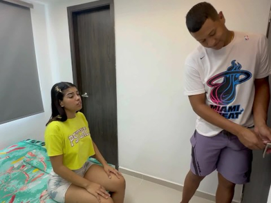 Saraymike's neighbor fixes my door for his meaty man meat & XXL inborn jugs