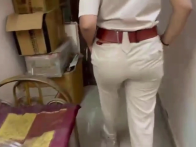 Observe this Indian duo get sloppy in a police station while sharing a protection