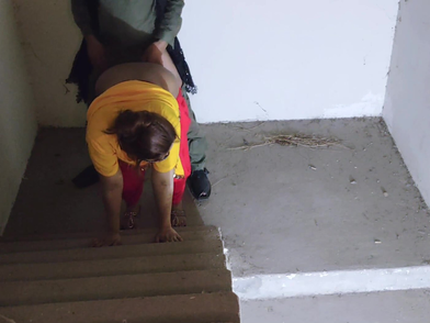 Desi step-mother gets her cock-squeezing vag ravaged rear end-fashion in HD homemade flick