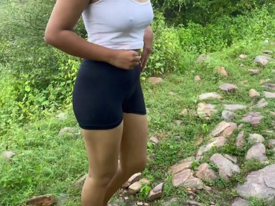 Your Priya X gets her meaty melons and donk screwed by Indian Desi Guy in the Jungle