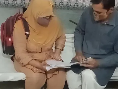 Blonde with a hot body teaches and fucks in a tutoring session with a FUK instructor