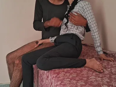 Hot schoolgirl Ravages Hindi Lovemaking with her Big...