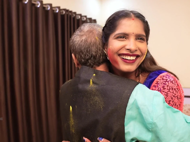 Tejashwini's Indian stepdaughter gets a hardcore punishment in a wild 69 orgy