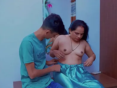 Watch how Bhabhi, the Indian cougar, pleases her young devar with dirty talk, tight pussy, italy, moaning, and