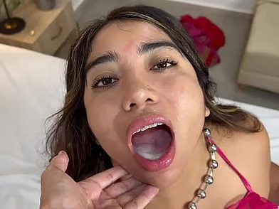 Verito Aguas, the curvy Brazilian with a massive ass and a thick body, gets drilled hard and fast in a steamy POV audition s