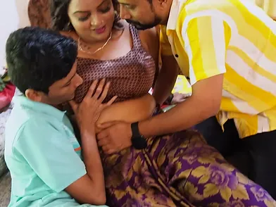 Watch this Indian desi aunty get her tight pussy drilled and eat it all out