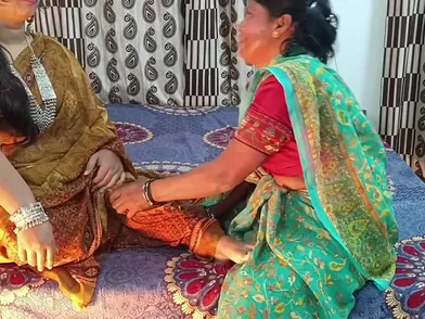 Nokar Malkin and Mother Gang - Real Desi Fuckfest Vids with Hot MILFs & Big Boobs