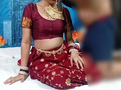Desi couple's first-time wedding night with a hot MMS video