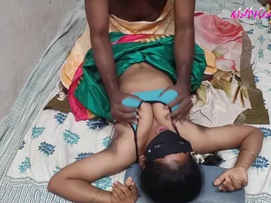 Harika Aunty gets naughty with a guy in front of his wife and family