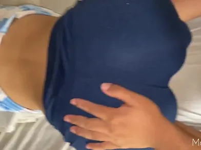 Myacquaintance'sWife cheats on her husband with his bestie & gets a hot pussy pounding from her 18-year-old best