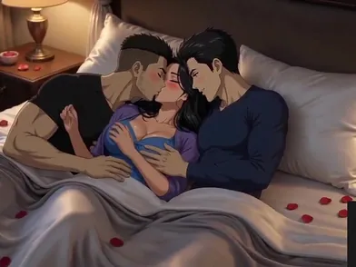 Priya Ki Chudai's Desi Threesome with a Big Butt MILF and her 3some partner